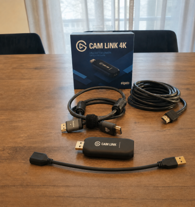 Elgato Cam Link 4K με κουτί και όλα τα καλώδια